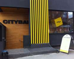 Бар «CITYBAR», буквы, входная группа