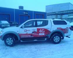 МТС, брендирование авто 1